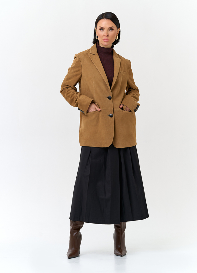 Жакет из натуральной замши модель № 30371 в кредит