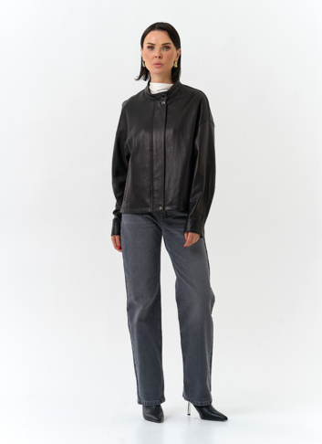 Женская куртка из натуральной кожи