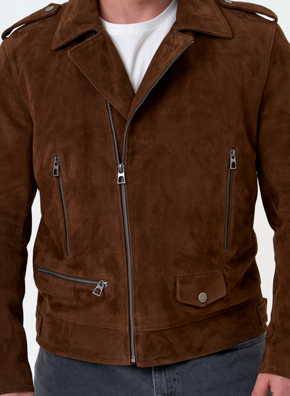 Мужская куртка из натуральной замши