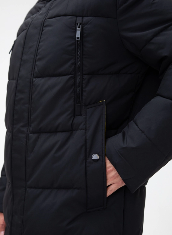 Мужской пуховик с капюшоном 