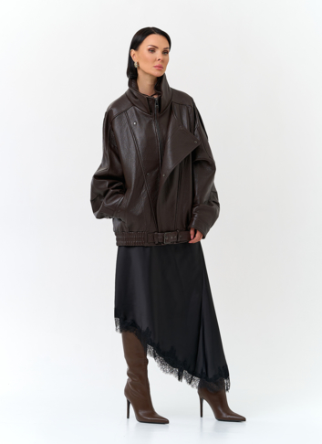 Женская куртка из натуральной кожи